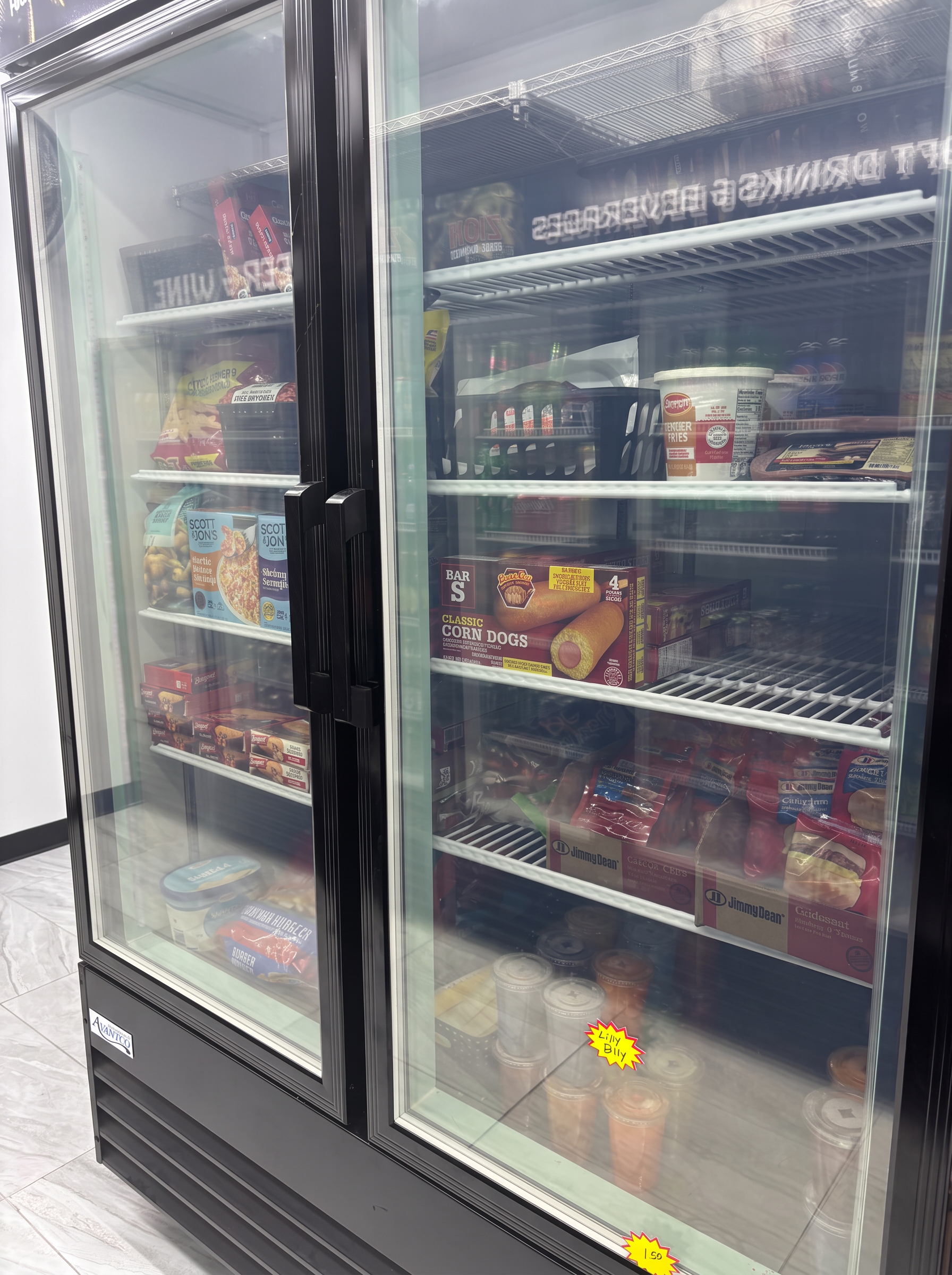 Freezer section
